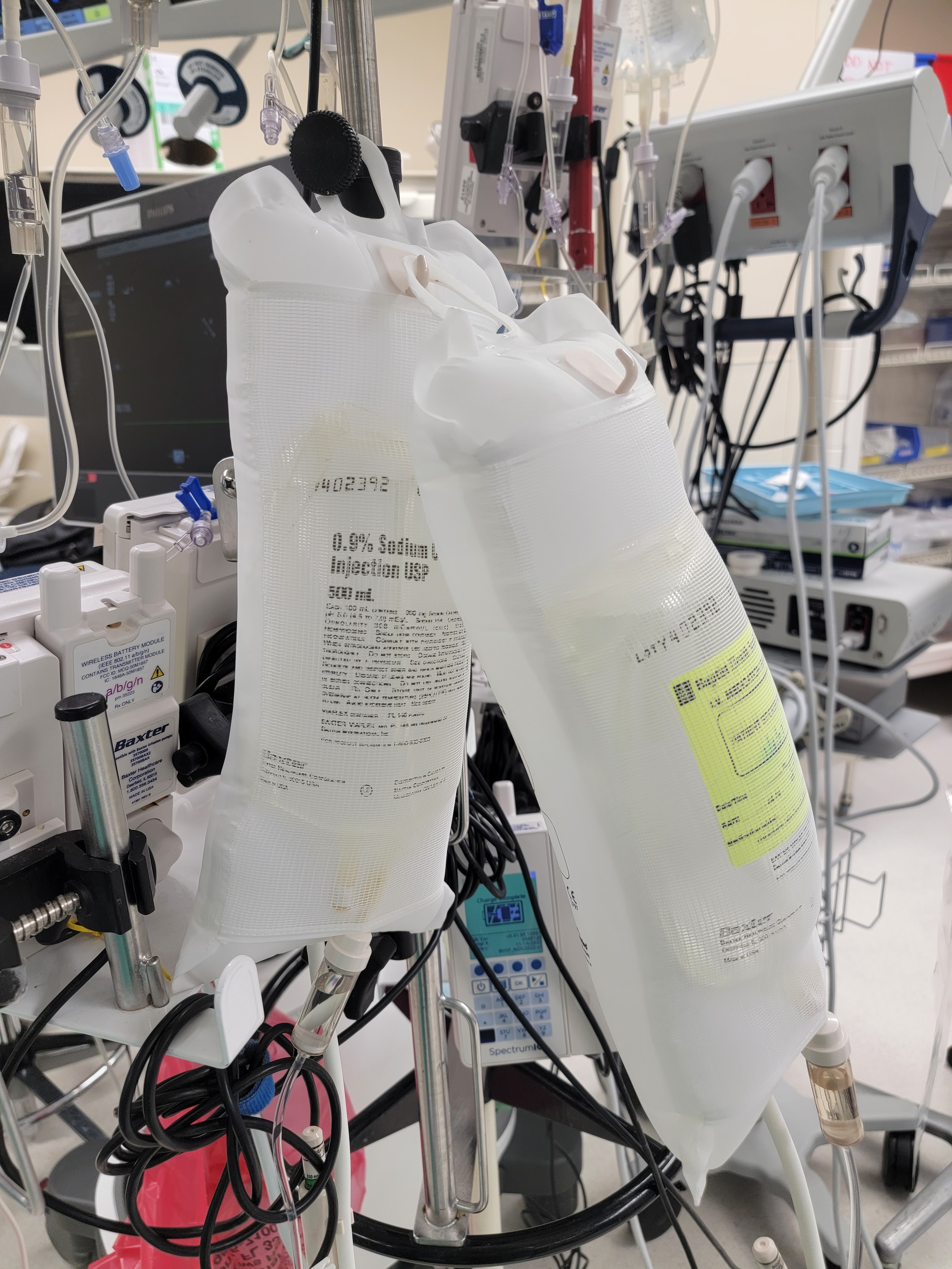 Line-Pressure Bags & Foley Bag Placement — field photo 2