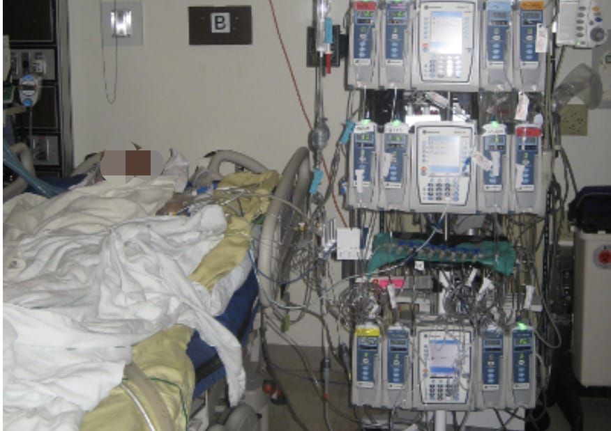 ICU Cable & Line Accumulation — field photo 6